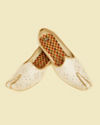 Manyavar Men Elegant Cream Jooti