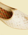 Manyavar Men Elegant Cream Jooti