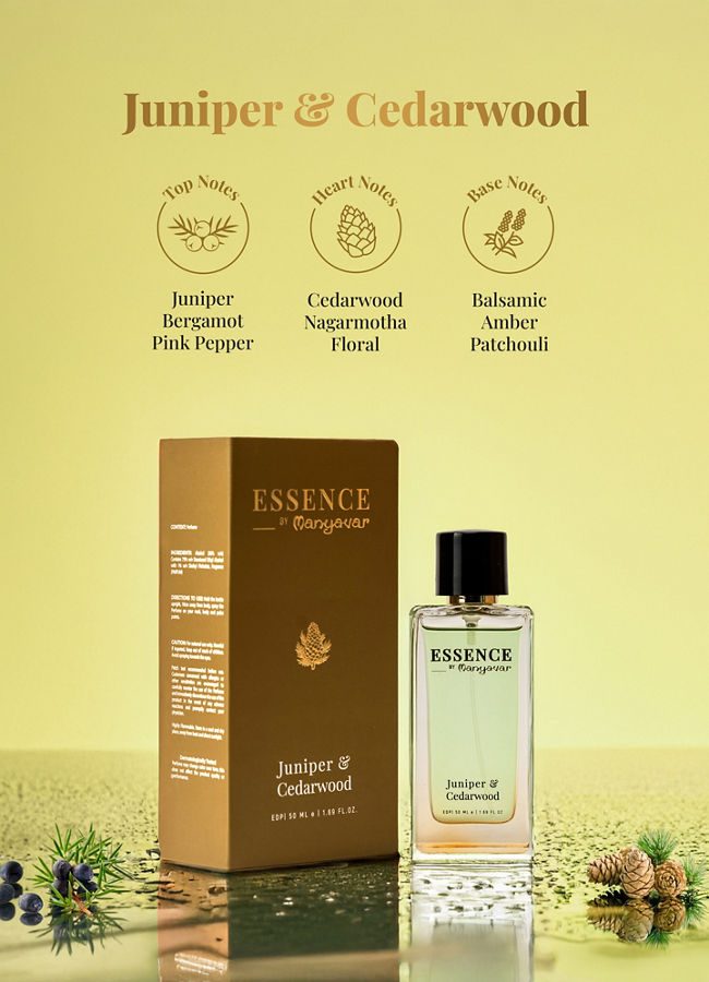 Manyavar Men Juniper and Cedarwood Fragrance Perfume
