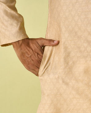 Diwas Men Beige Delight Kurta