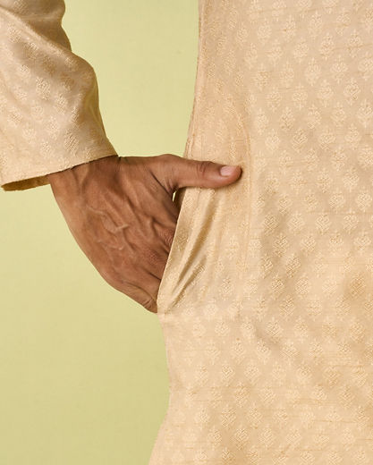 Diwas Men Beige Delight Kurta