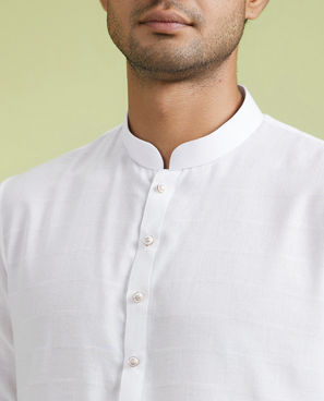 Diwas Men Regal White Elegance Kurta