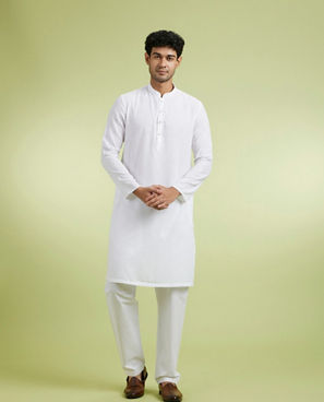 Diwas Men Regal White Elegance Kurta
