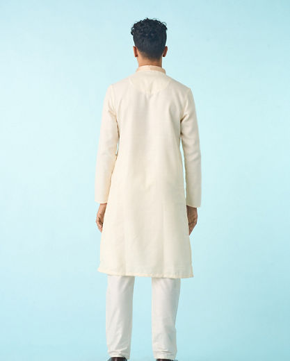 Diwas Men Cream Elegance Kurta