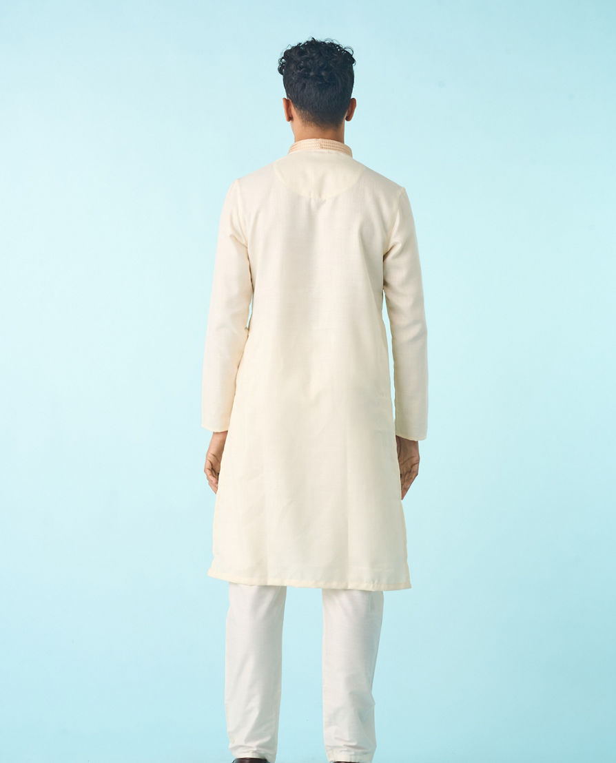 Diwas Men Cream Elegance Kurta