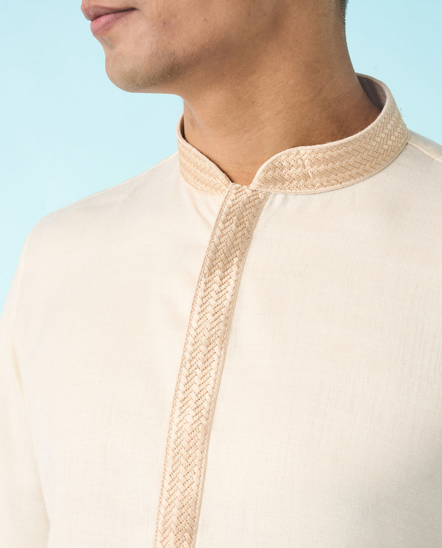 Diwas Men Cream Elegance Kurta