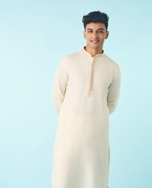 Diwas Men Cream Elegance Kurta
