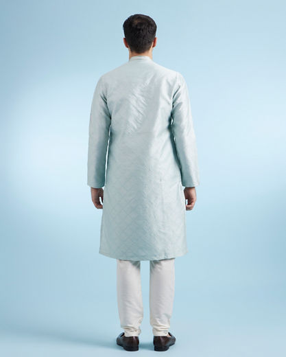 Diwas Men Light Blue Kurta