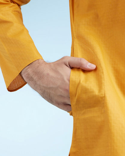 Diwas Men Mustard Festival Kurta