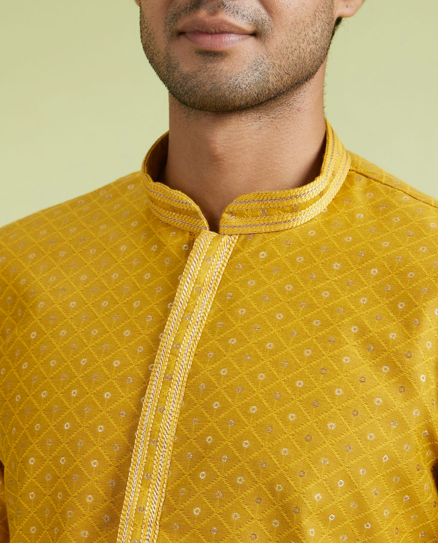 Diwas Men Radiant Mustard Kurta