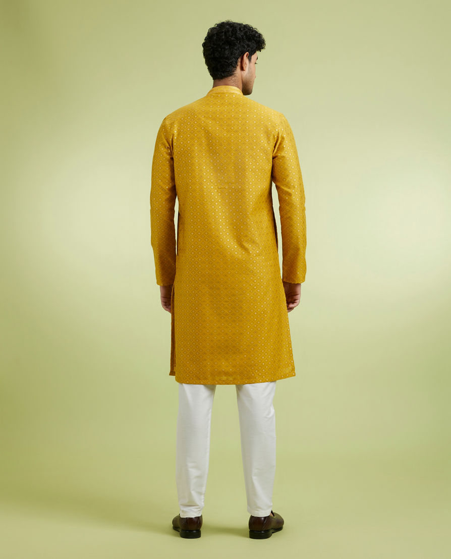 Diwas Men Radiant Mustard Kurta