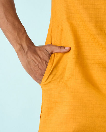 Diwas Men Mustard Delight Kurta