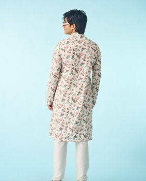 Diwas Men Cream Odyssey of Grace Kurta