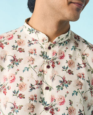 Diwas Men Cream Odyssey of Grace Kurta