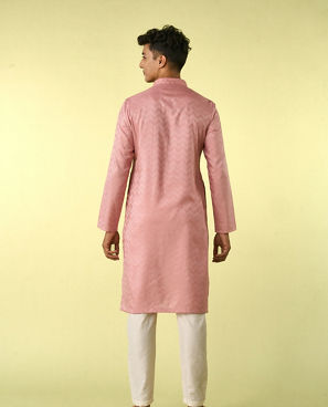 Diwas Men Peach Radiance Kurta