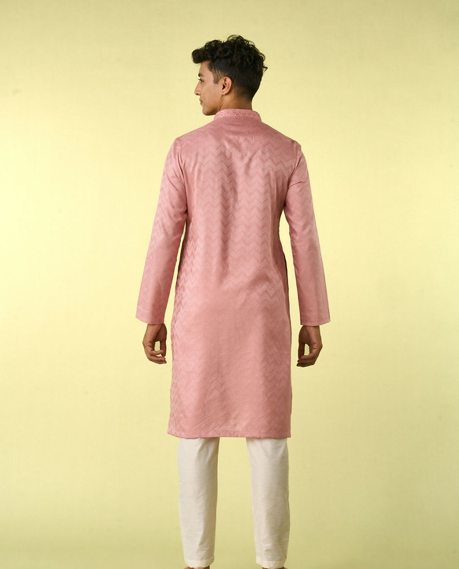 Diwas Men Peach Radiance Kurta