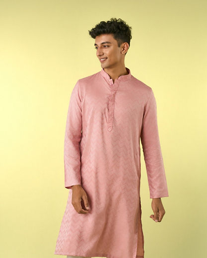 Diwas Men Peach Radiance Kurta