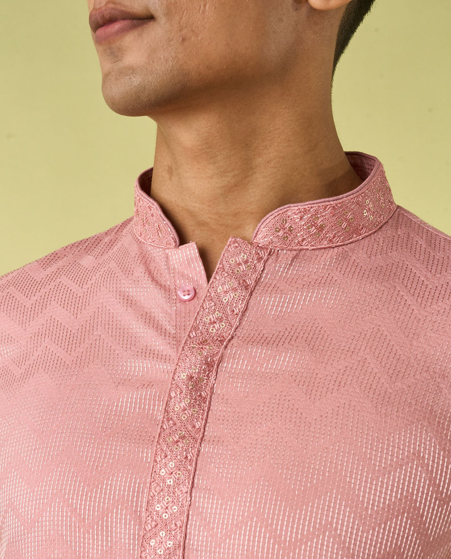 Diwas Men Peach Radiance Kurta