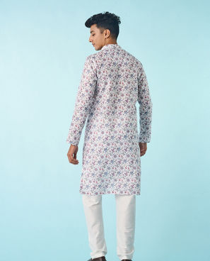 Diwas Men White Elegance Kurta