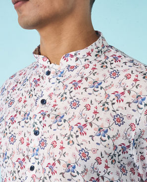 Diwas Men White Elegance Kurta