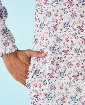 Diwas Men White Elegance Kurta