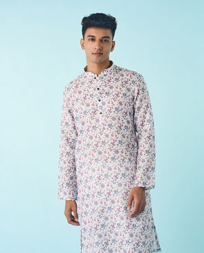 Diwas Men White Elegance Kurta