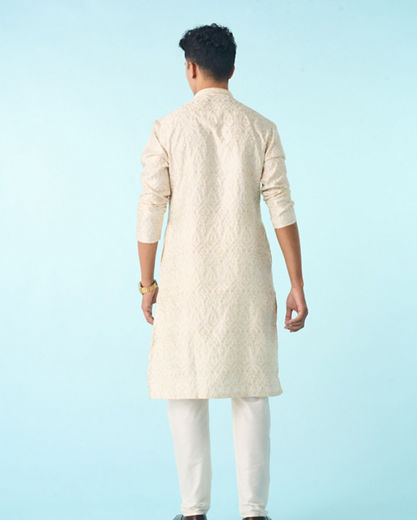 Diwas Men Cream Enchantment Kurta
