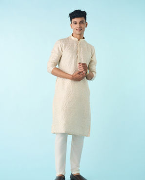 Diwas Men Cream Enchantment Kurta