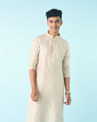 Diwas Men Cream Enchantment Kurta