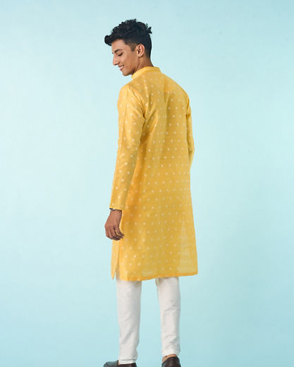 Diwas Men Radiant Yellow Kurta Pajama