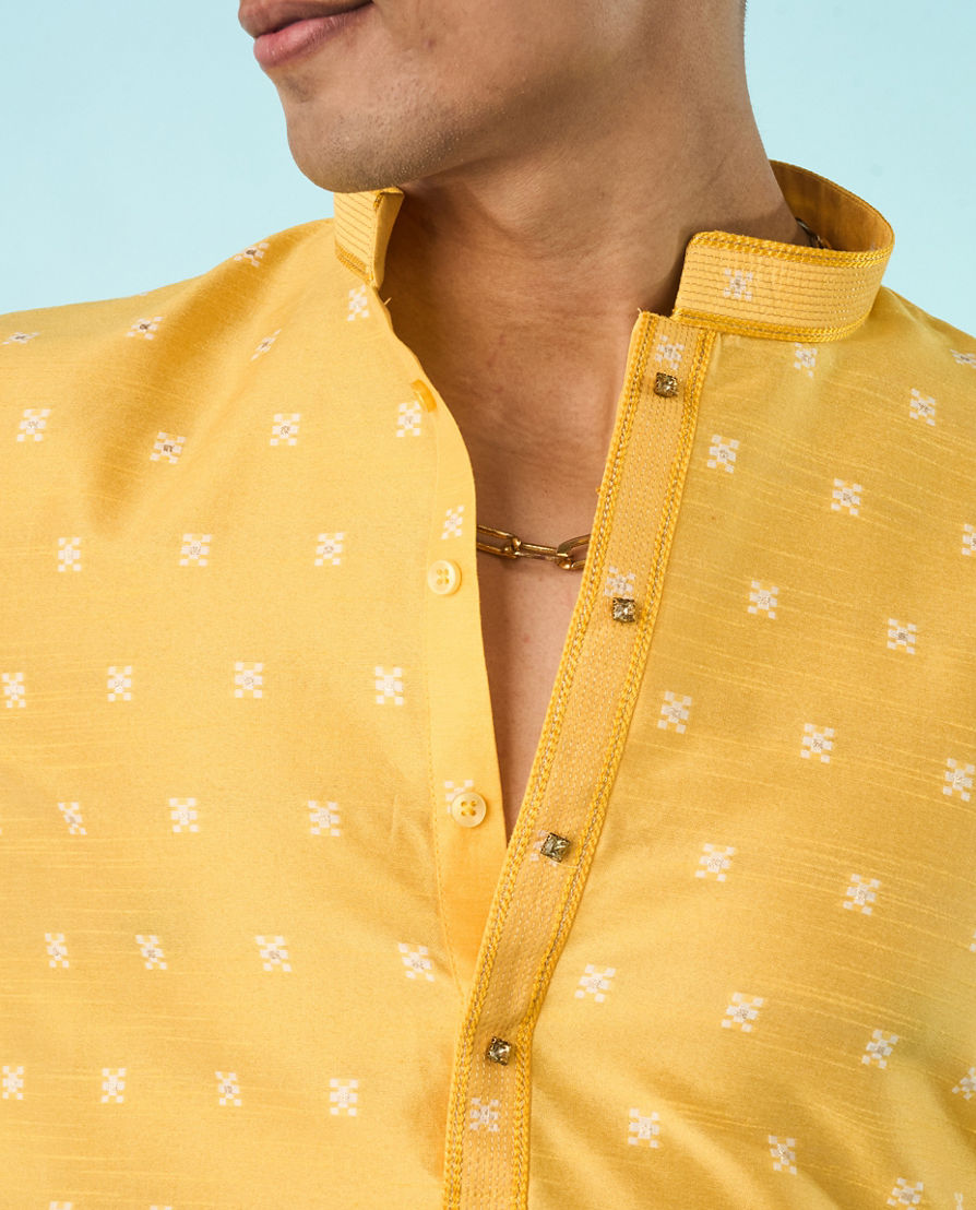 Diwas Men Radiant Yellow Kurta Pajama
