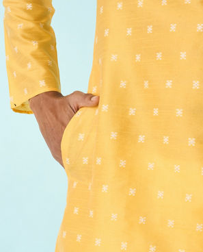 Diwas Men Radiant Yellow Kurta Pajama