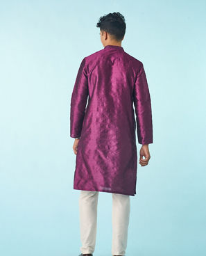 Diwas Men Dazzling Purple Kurta