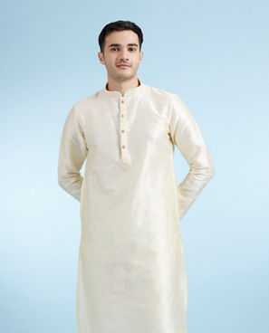 Diwas Men Cream Elegance Kurta