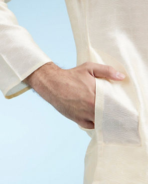 Diwas Men Cream Elegance Kurta