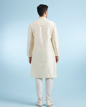 Diwas Men Cream Elegance Kurta