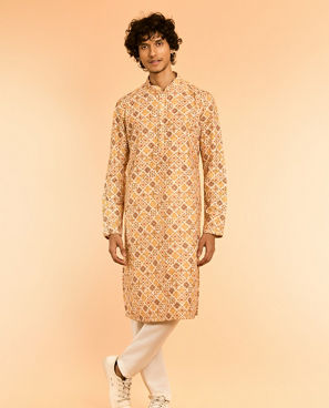 Diwas Men Yellow Diwaas Special Kurta