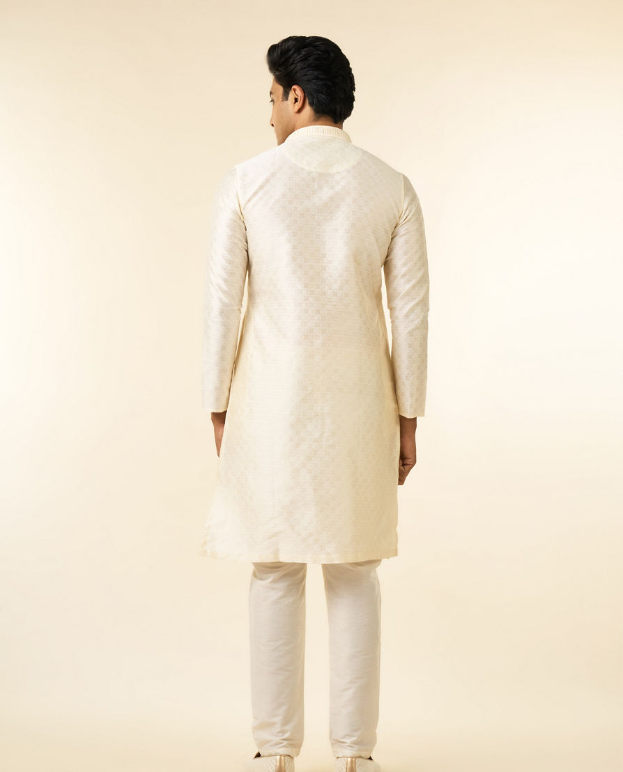 Diwas Men Cream Elegance Kurta