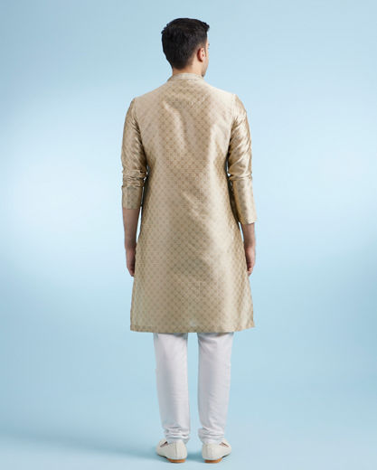 Diwas Men Walnut Beige Festive Kurta