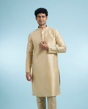 Diwas Men Radiant Beige Elegance Kurta