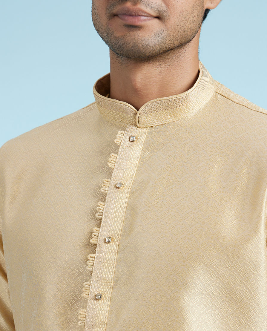Diwas Men Radiant Beige Elegance Kurta