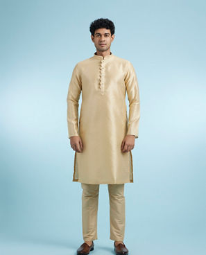 Diwas Men Radiant Beige Elegance Kurta