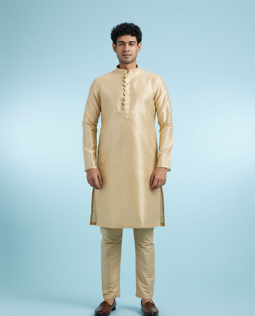 Diwas Men Radiant Beige Elegance Kurta