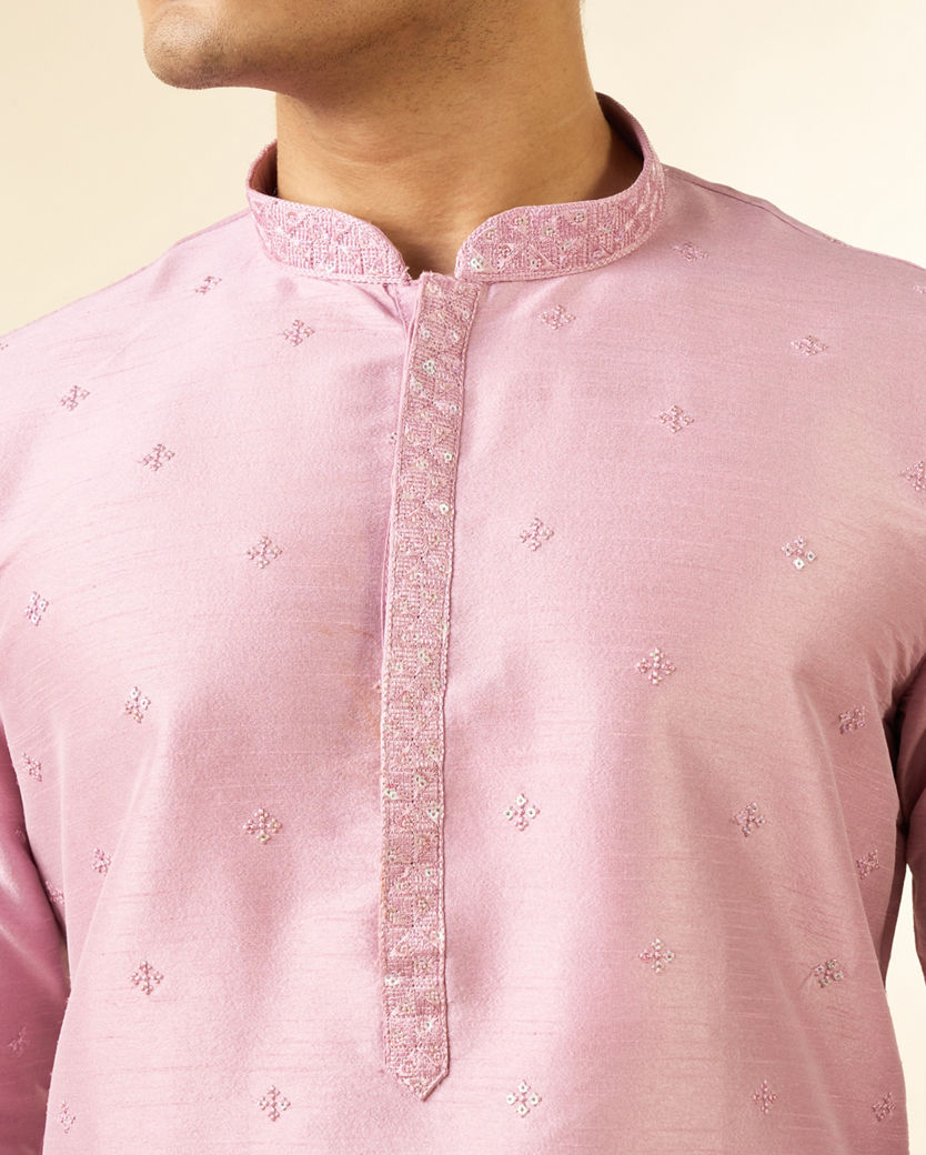 Diwas Men Lilac Elegance Kurta Pyjama