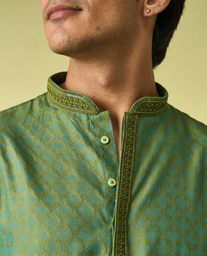Diwas Men Emerald Elegance Kurta Pajama