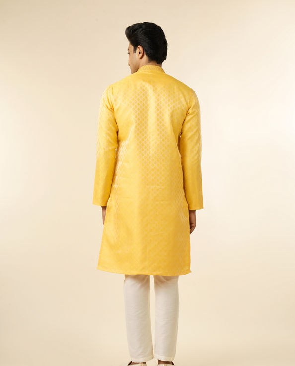Diwas Men Sun Kissed Yellow Kurta