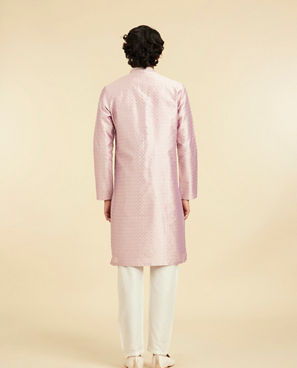 Diwas Men Purple Art Silk Kurta