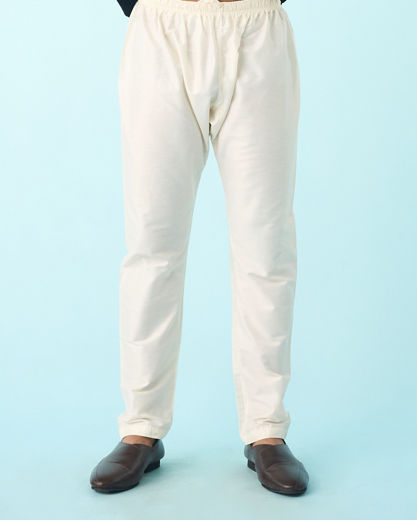 Diwas Men Black Viscose Kurta Pajama