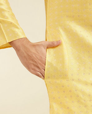 Diwas Men Sunshine Hues Yellow Kurta
