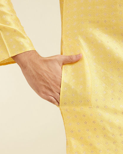 Diwas Men Sunshine Hues Yellow Kurta